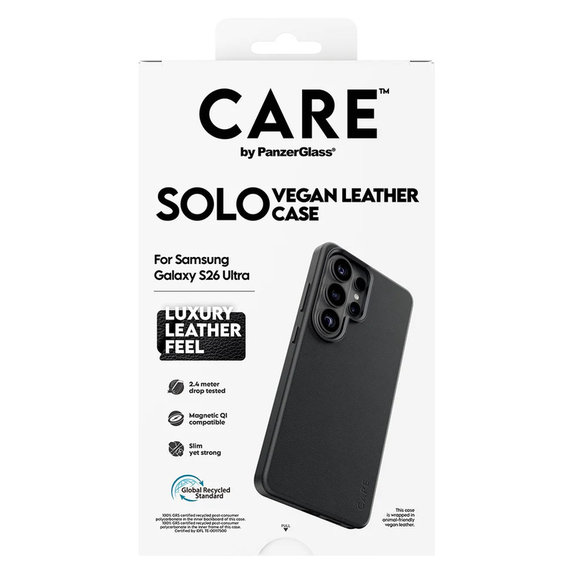 Puzdro Solo pre Samsung Galaxy S26 Ultra, Čierna, PanzerGlass