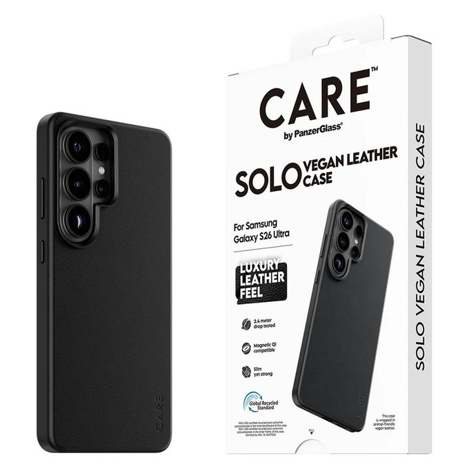 Puzdro Solo pre Samsung Galaxy S26 Ultra, Čierna, PanzerGlass