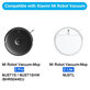 Sada náhradných dielov pre Xiaomi Mi Robot Vacuum Mop 2 Pro, 2 Lite (1x Hlavná kefa, 2x Filter, 2x Bočná kefa)
