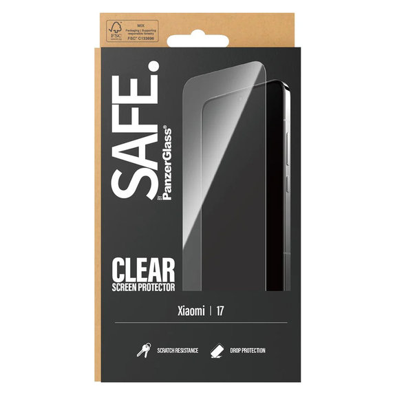 Tvrdené sklo UWF pre Xiaomi 17, Čierna, SAFE by PanzerGlass