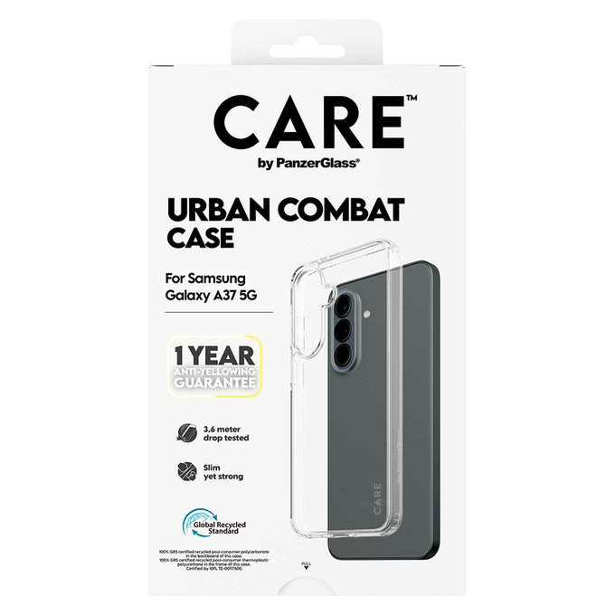 Puzdro Urban Combat pre Samsung Galaxy A37, Transparentná, PanzerGlass