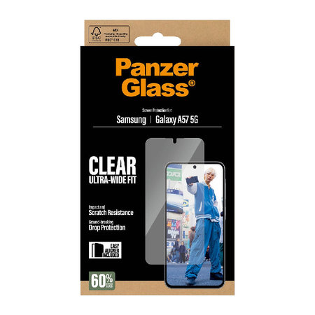 PanzerGlass - Tvrdené sklo UWF s aplikátorom pre Samsung Galaxy A57, číra