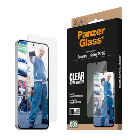 PanzerGlass - Tvrdené sklo UWF s aplikátorom pre Samsung Galaxy A57, číra