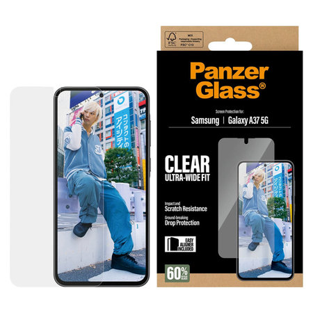 PanzerGlass - Tvrdené sklo UWF s aplikátorom pre Samsung Galaxy A37, číra