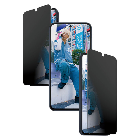 Tvrdené sklo UWF Privacy s aplikátorom pre Samsung Galaxy A37, Číra, PanzerGlass