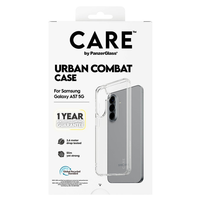 Puzdro Urban Combat pre Samsung Galaxy A57, Transparentná, PanzerGlass