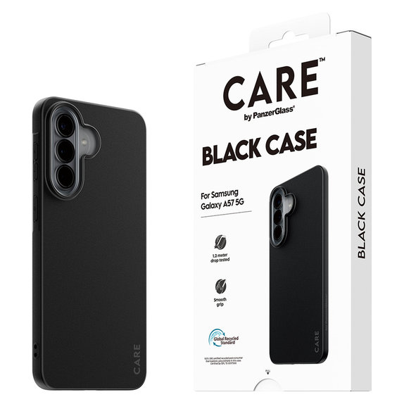 Puzdro TPU pre Samsung Galaxy A57, Čierna, PanzerGlass