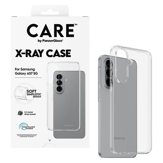 Puzdro X-Ray pre Samsung Galaxy A57, Transparentná, PanzerGlass