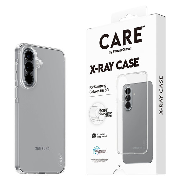 Puzdro X-Ray pre Samsung Galaxy A57, Transparentná, PanzerGlass