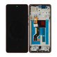 Displej pre Motorola Moto G86 5G, Dotykové sklo s rámom, Chrysanthemum, 5D68C30477, Genuine Service Pack