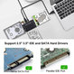 USB 3.0 na SATA / IDE adaptér pre 2,5" a 3,5" HDD/SSD a optické mechaniky