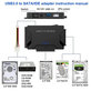 USB 3.0 na SATA / IDE adaptér pre 2,5" a 3,5" HDD/SSD a optické mechaniky