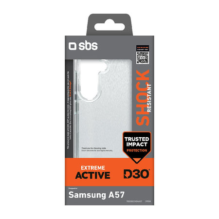 SBS - Puzdro Extreme Active D3O pre Samsung Galaxy A57, transparentná