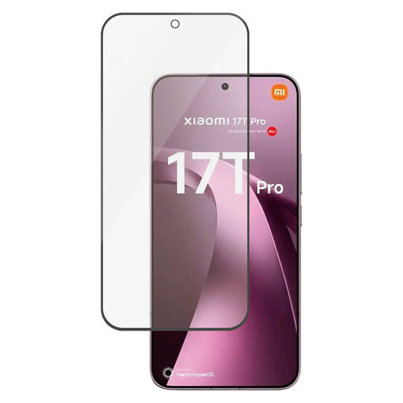 Tvrdené sklo UWF pre Xiaomi 17T Pro, čierna, PanzerGlass