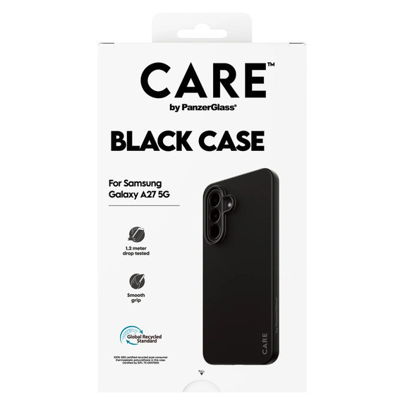 Puzdro TPU pre Samsung Galaxy A27, Čierna, PanzerGlass