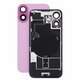 Sklo zadného housingu pre iPhone 16, Pink, Pulled A