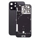 Sklo zadného housingu pre iPhone 16 Pro Max, Black Titanium, Pulled A