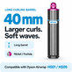 Dlhý kulmovací nadstavec pre Dyson Airwrap HS01, HS05, 40 mm, Nickel / Fuchsia