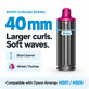 Krátky kulmovací nadstavec pre Dyson Airwrap HS01, HS05, 40 mm, Nickel / Fuchsia