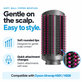 Jemná vyhladzovacia kefa pre Dyson Airwrap HS01, HS05, Iron / Fuchsia