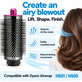 Veľká okrúhla kefa na objem pre Dyson Airwrap HS01, HS05, Iron / Fuchsia