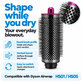 Veľká okrúhla kefa na objem pre Dyson Airwrap HS01, HS05, Iron / Fuchsia