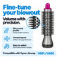 Malá okrúhla kefa na objem pre Dyson Airwrap HS01, HS05, Iron / Fuchsia