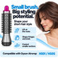 Malá okrúhla kefa na objem pre Dyson Airwrap HS01, HS05, Iron / Fuchsia