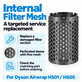 Vnútorná mriežka filtra pre Dyson Airwrap HS01, HS05
