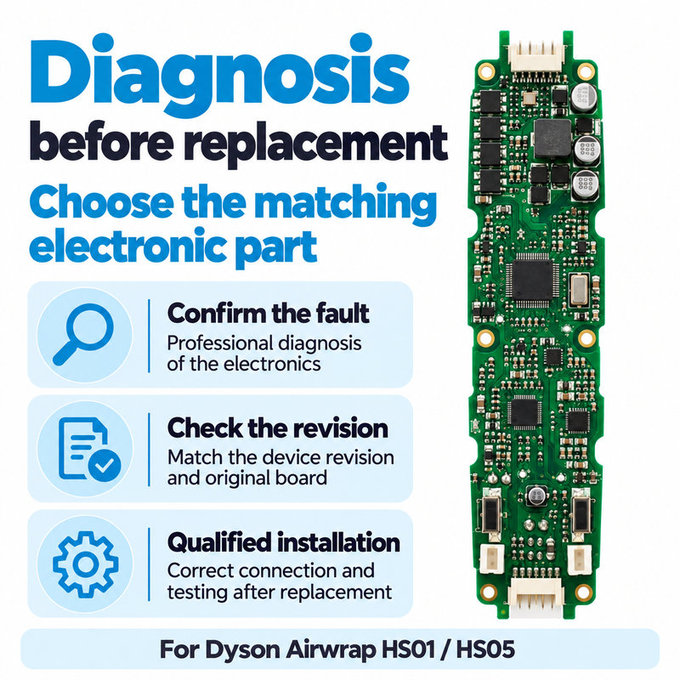 Základná doska PCB pre Dyson Airwrap HS01, HS05