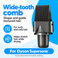 Hrebeň so širokými zubami pre Dyson Supersonic HD01, HD03, HD07, HD15, HD16
