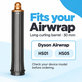 Dlhý kulmovací nadstavec pre Dyson Airwrap HS01, HS05, 30 mm, Nickel / Copper