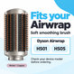 Jemná vyhladzovacia kefa pre Dyson Airwrap HS01, HS05, Nickel / Copper