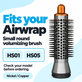 Malá okrúhla kefa na objem pre Dyson Airwrap HS01, HS05, Nickel / Copper
