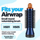 Malá okrúhla kefa na objem pre Dyson Airwrap HS01, HS05, Prussian Blue / Rich Copper