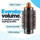Stredná okrúhla kefa na objem pre Dyson Airwrap HS01, HS05, Nickel / Copper