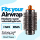 Stredná okrúhla kefa na objem pre Dyson Airwrap HS01, HS05, Nickel / Copper