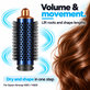 Stredná okrúhla kefa na objem pre Dyson Airwrap HS01, HS05, Prussian Blue / Rich Copper