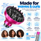 Difuzér Wave + Curl pre Dyson Airwrap HS01, HS05, HS08, Fuchsia