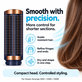 Malá pevná vyhladzovacia kefa pre Dyson Airwrap HS01, HS05, HS08, Prussian Blue / Rich Copper
