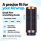 Malá pevná vyhladzovacia kefa pre Dyson Airwrap HS01, HS05, HS08, Prussian Blue / Rich Copper
