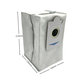 Vrecko do vysávača, 3 ks, Aktívne uhlie pre Ecovacs Deebot X2-series, X5-series