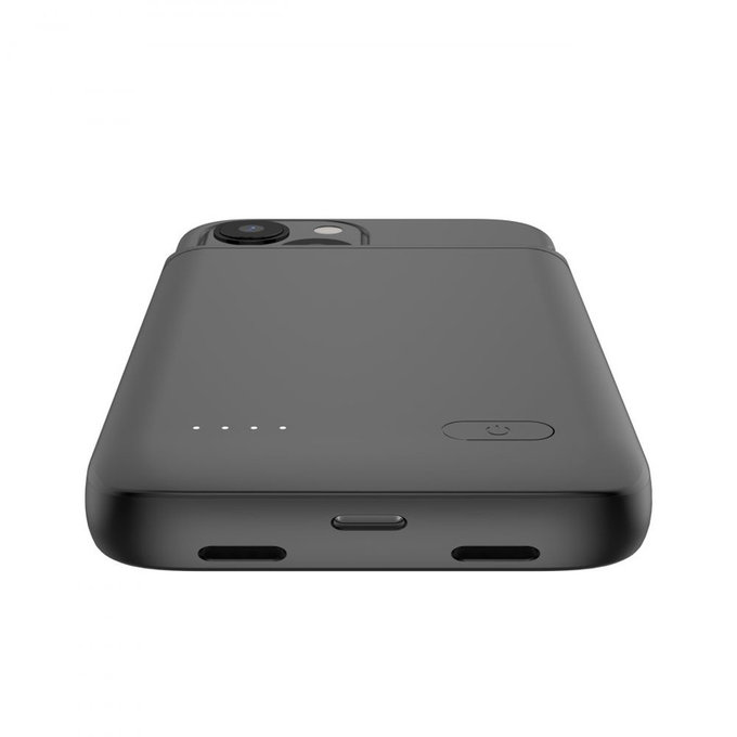 Powercase 4700mAh pre iPhone 12 Mini / 13 Mini, čierna, Tech-Protect