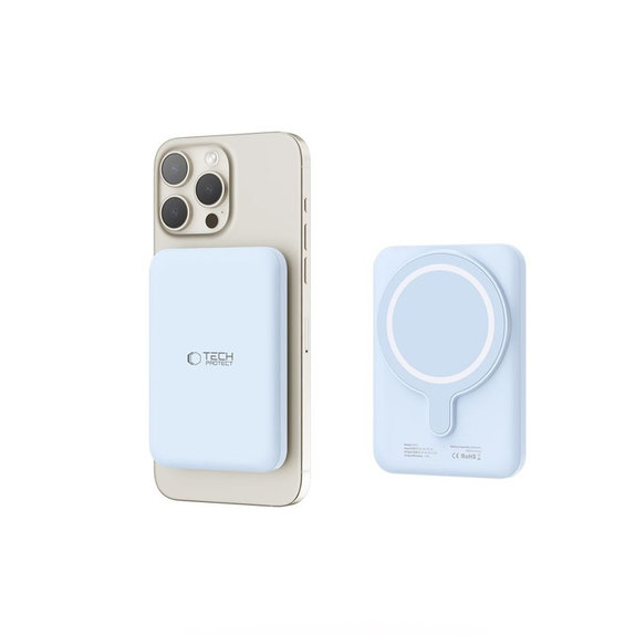 PowerBank PB10 Lifemag MagSafe 5000mAh, modrá, Tech-Protect