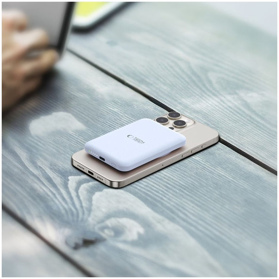 PowerBank PB10 Lifemag MagSafe 5000mAh, modrá, Tech-Protect