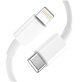 Sieťová nabíjačka C20W 2-PORT PD 20W / QC3.0 + Lightning Cable, biela, Tech-Protect