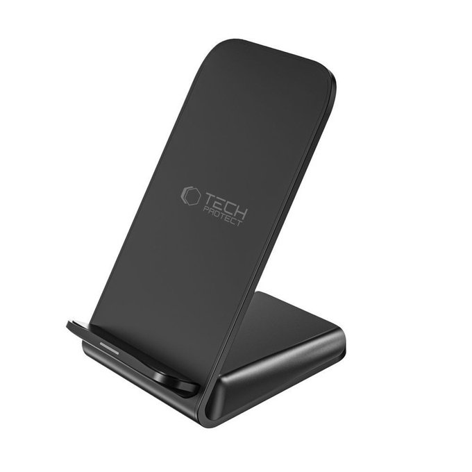 Bezdrôtová nabíjačka QI15W-S2 15W, čierna, Tech-Protect