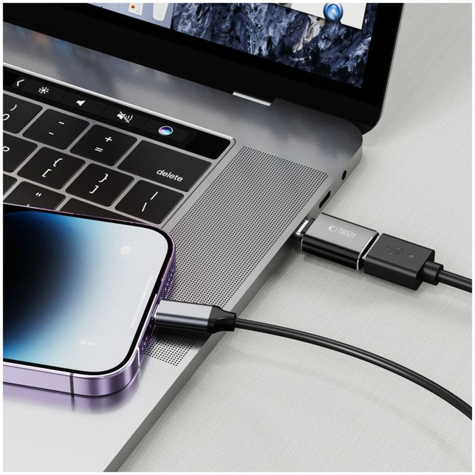 Adaptér Ultraboost USB-C To USB Otg, čierna, Tech-Protect