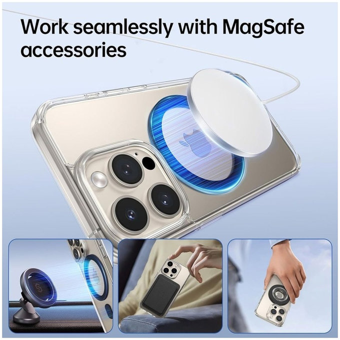 Magnetický MagSafe krúžok Magmat MagSafe, čierna, Tech-Protect