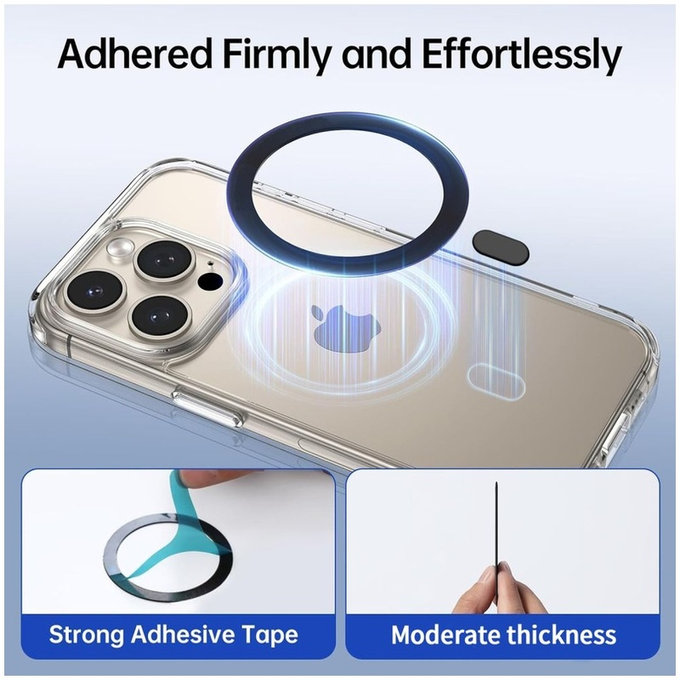 Magnetický MagSafe krúžok Magmat MagSafe, čierna, Tech-Protect
